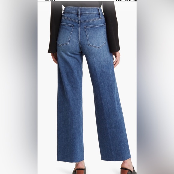 Frame Denim Denim - New with tags Frame Le Palazzo wide leg high rise raw hem in color Crossing
